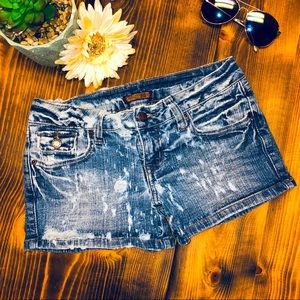 ZanaDi Distressed Denim Shorts